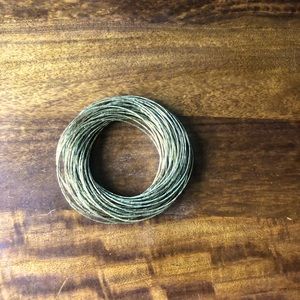 Gold bangle bracelet